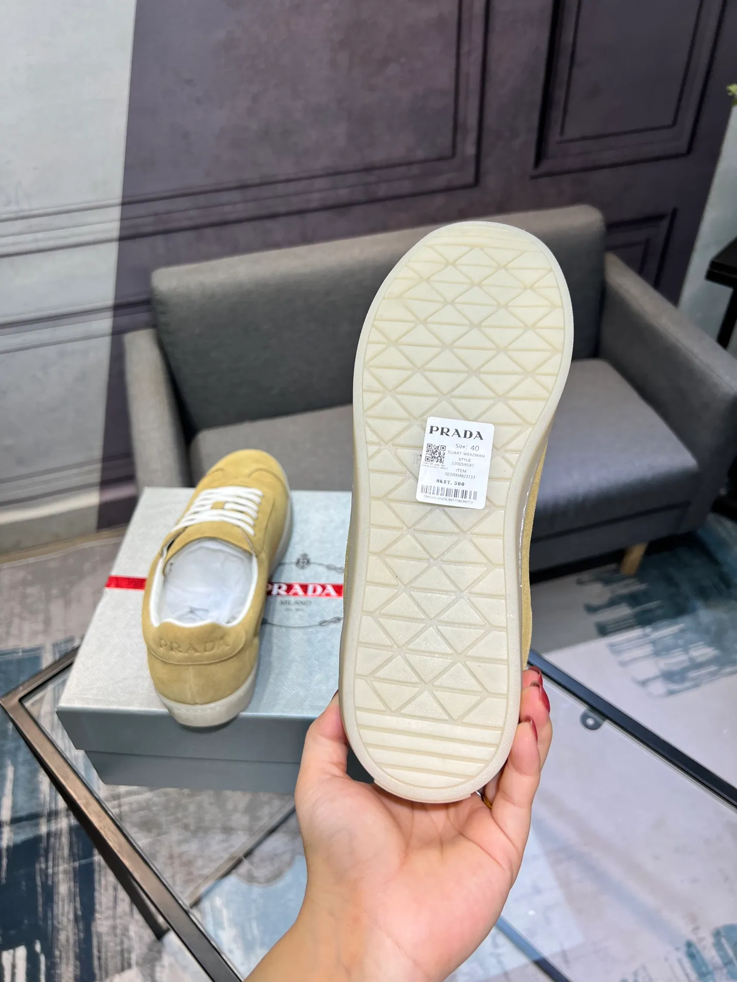 Men's shoes 💰540 [PRADA] Men's shoes are popular in the counter, official website synchronization, 1 high-quality shipment ✔️ Original frosted cowhide + cowhide lining, 1🆚1 replica, original sole, 38-45 (45 customized, non-refundable)